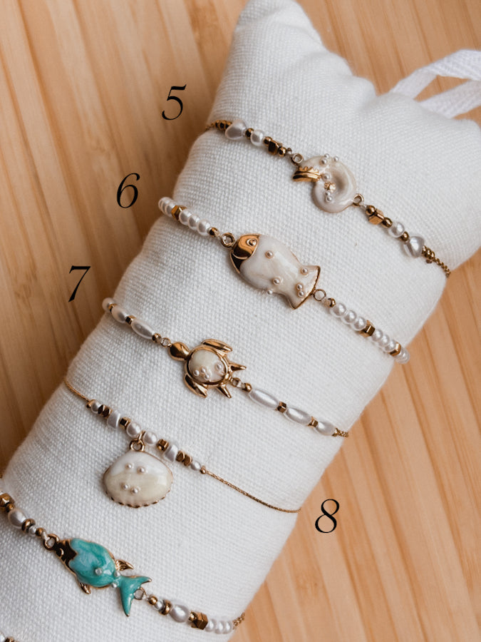 Bracciali Pearl Sea Gold