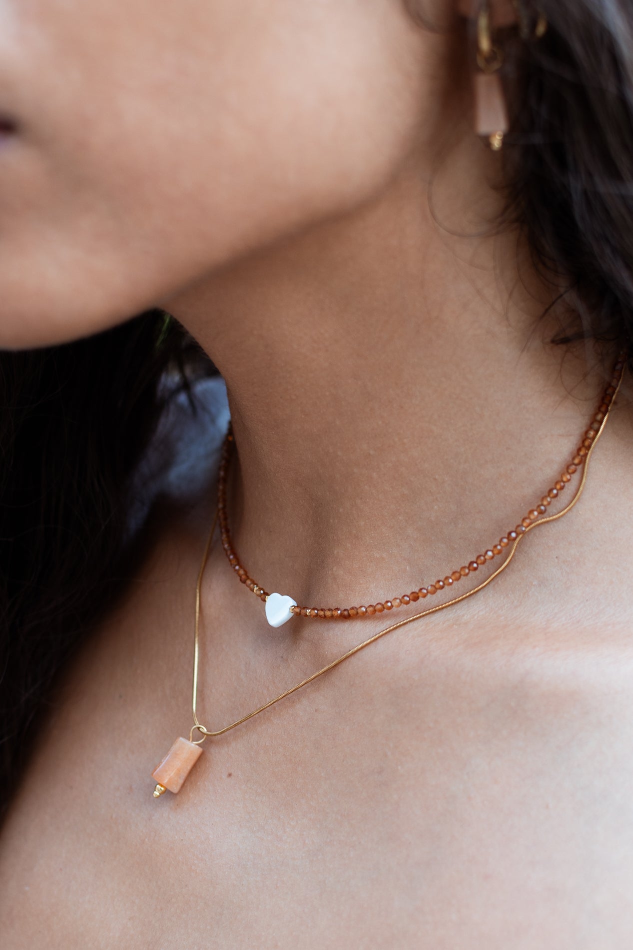 Collana Avventurina Arancione