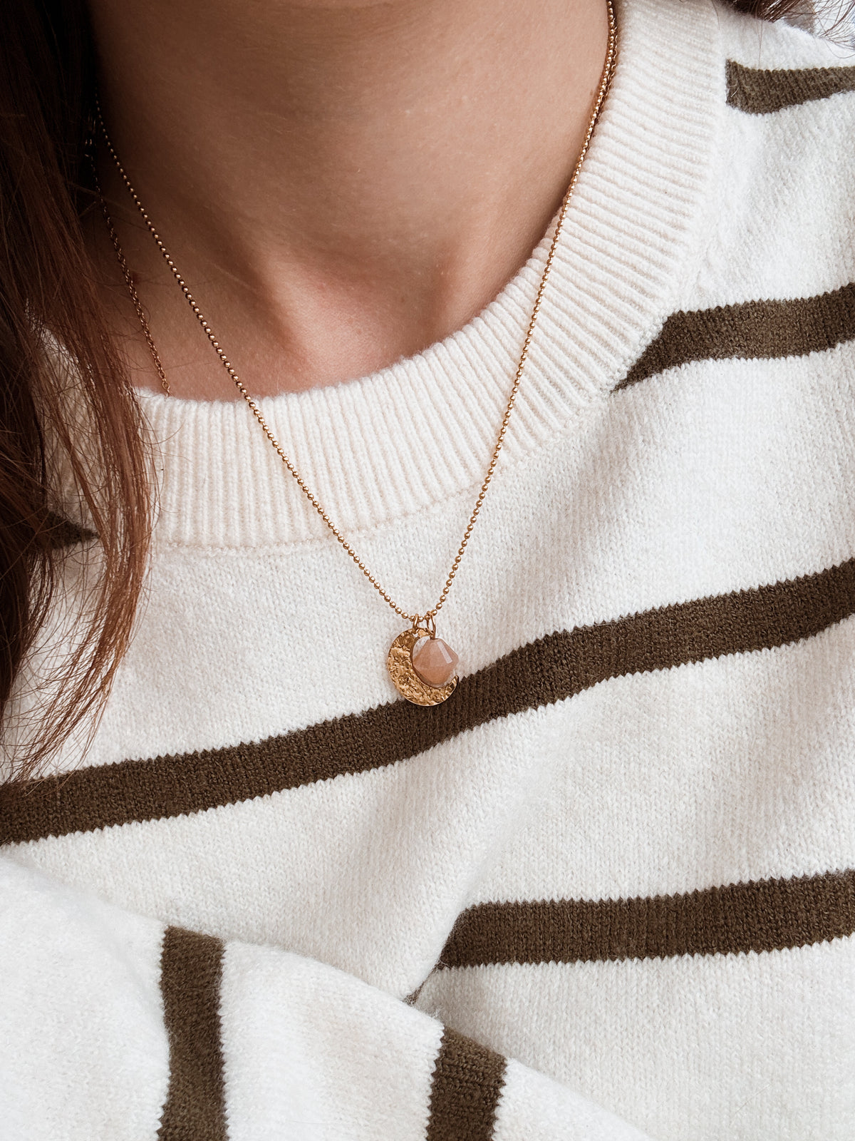 Collana Moon peach