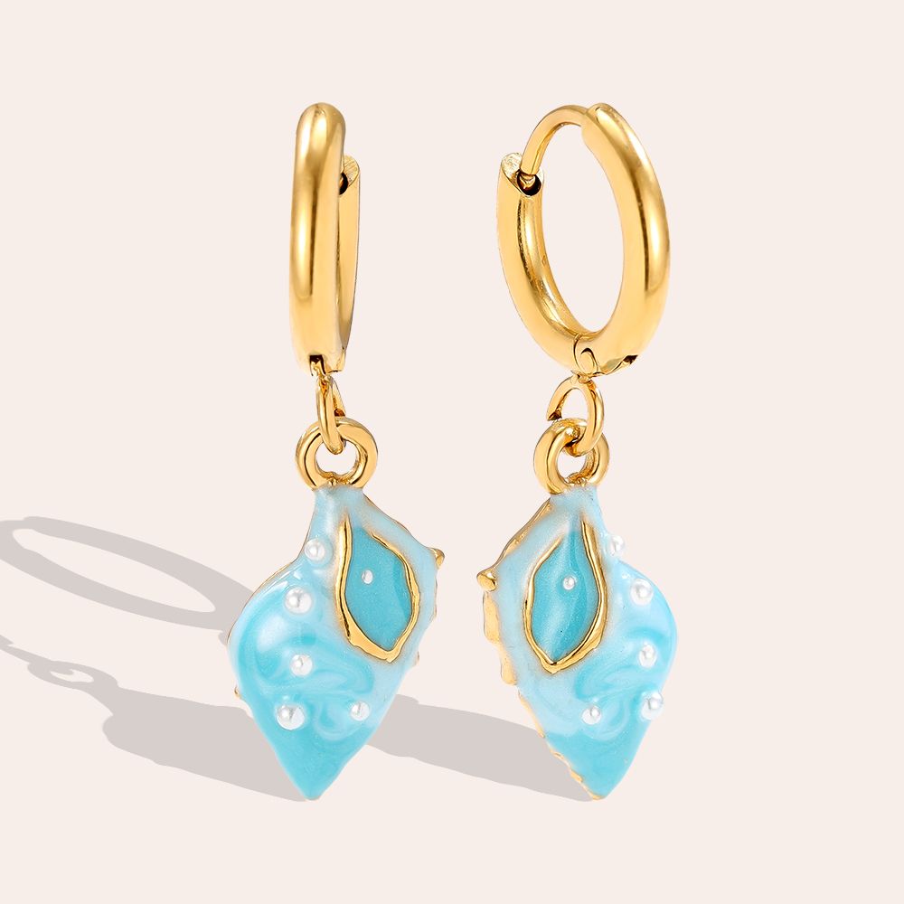 Orecchini Blue shells