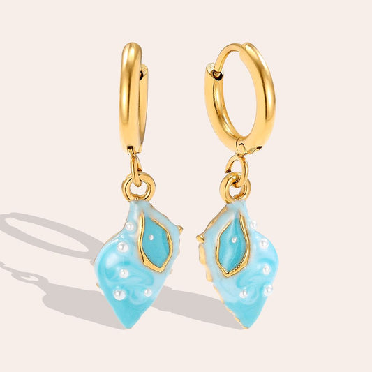 Orecchini Blue shells