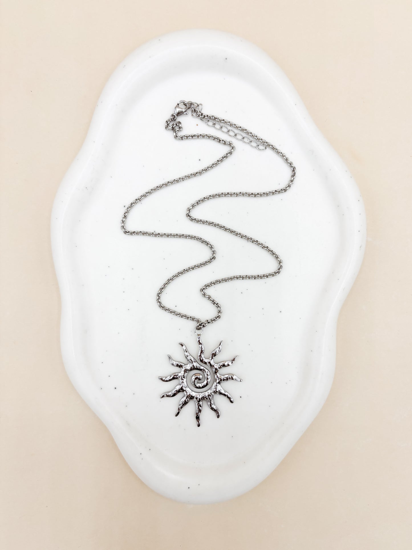 Collana Sun circle Silver