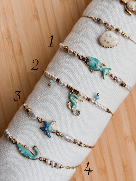 Bracciali Pearl Sea Gold