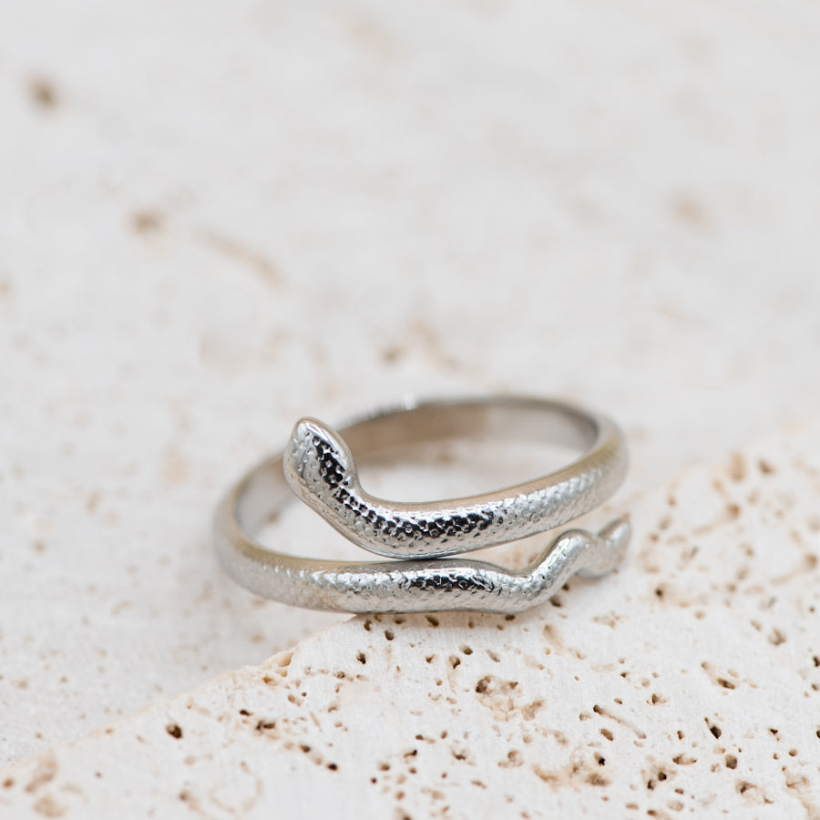 Anello Snake Silver