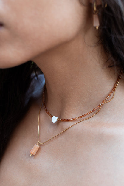 Collana Avventurina Arancione
