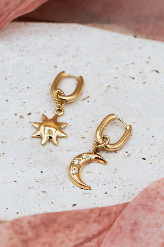 Orecchini Golden Moon