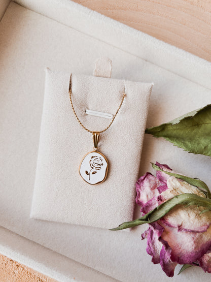 Collana White rose